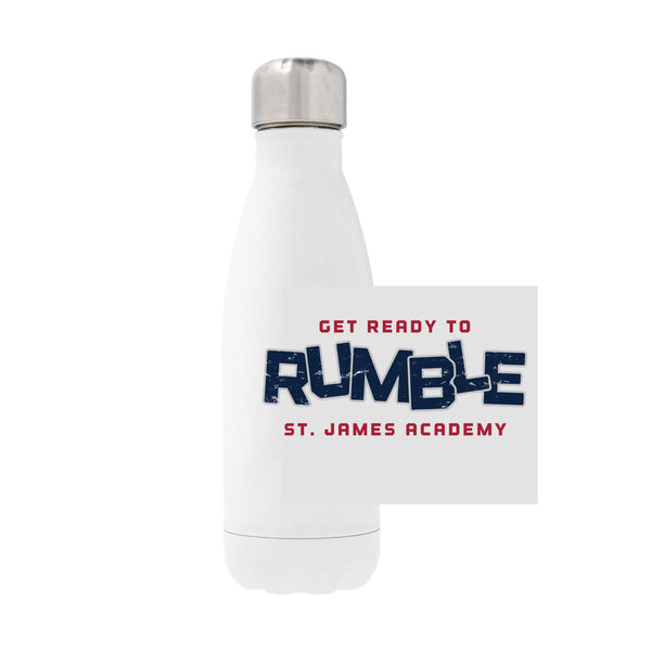 12oz Stainless Steel Water Bottle - White