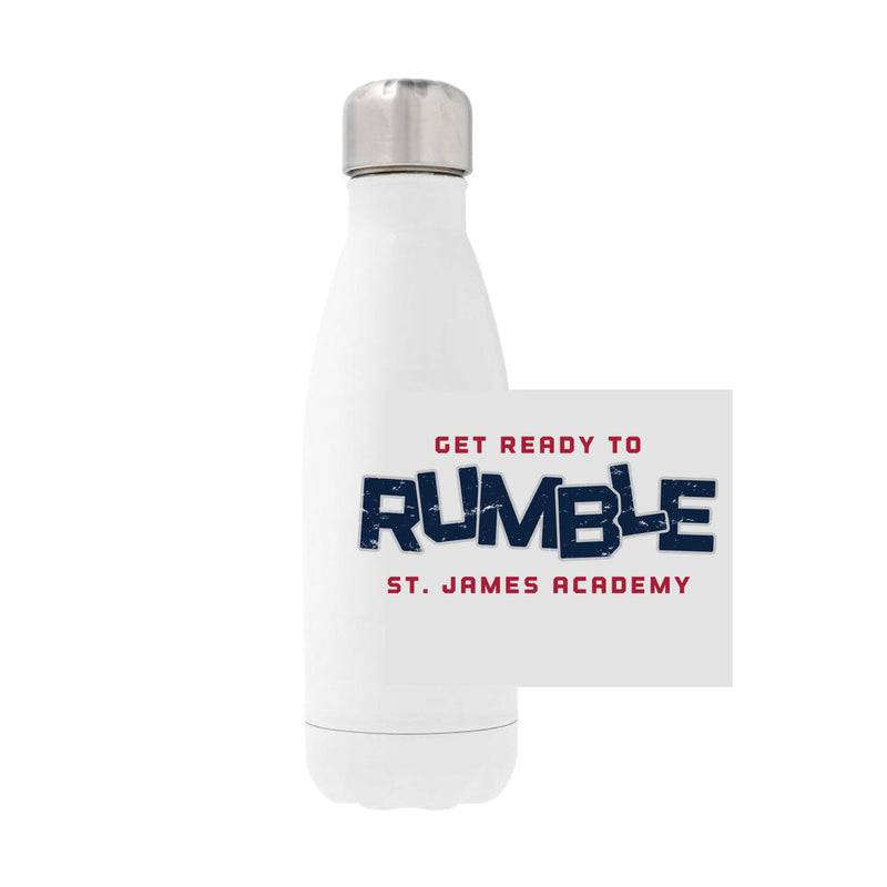 12oz Stainless Steel Water Bottle - White