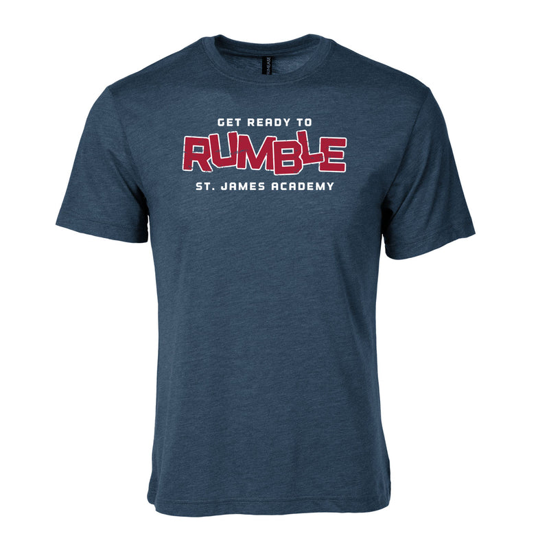 Men's Triblend T-Shirt - Navy Heather - Event Designs