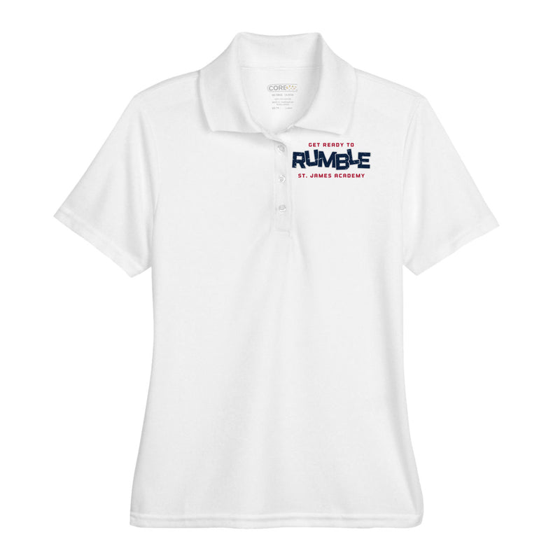 Women's Performance Polo - White