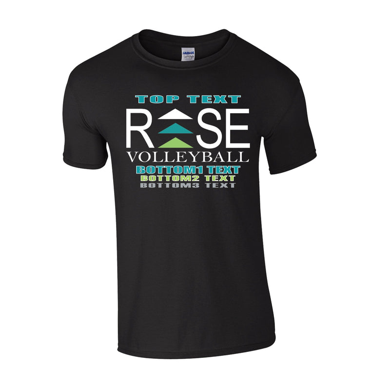 Classic T-Shirt - Black - Logo Text Drop