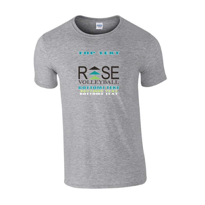 Youth Classic T-Shirt - Sport Grey - Logo Text Drop