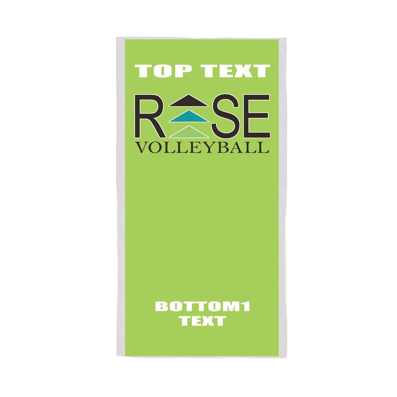 30x60 Velour Beach Towel - Primary - Logo Text Drop