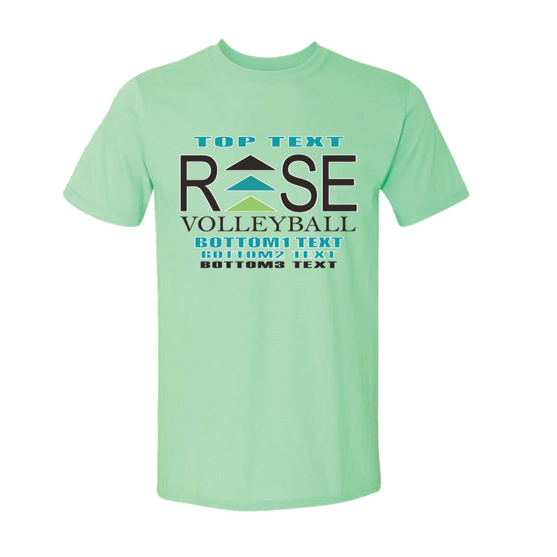Classic T-Shirt - Mint Green - Logo Text Drop