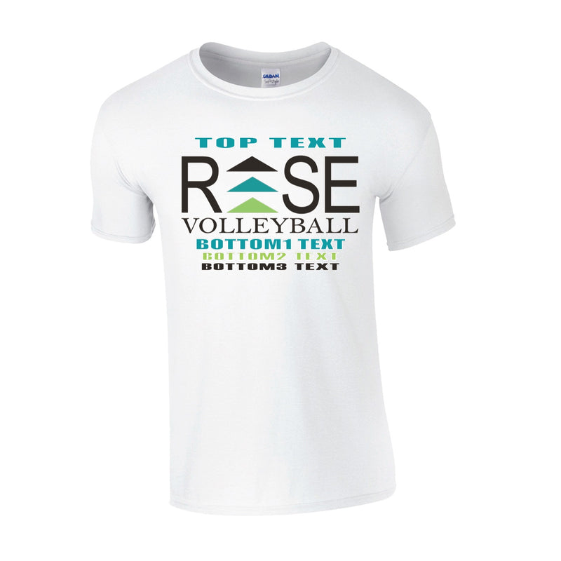 Classic T-Shirt - White - Logo Text Drop