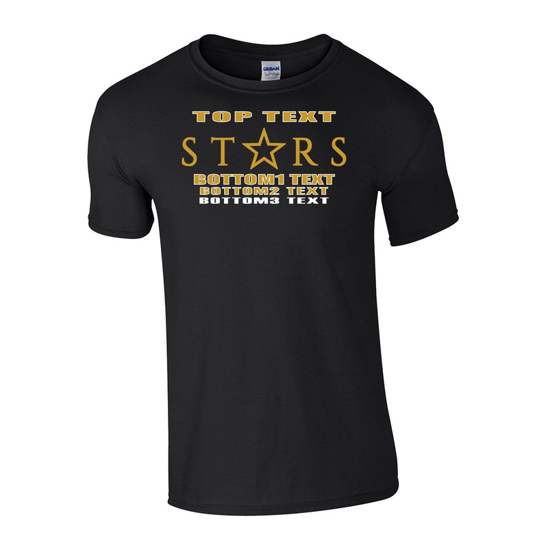 Youth Classic T-Shirt - Black - Logo Text Drop
