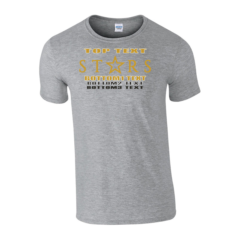 Youth Classic T-Shirt - Sport Grey - Logo Text Drop