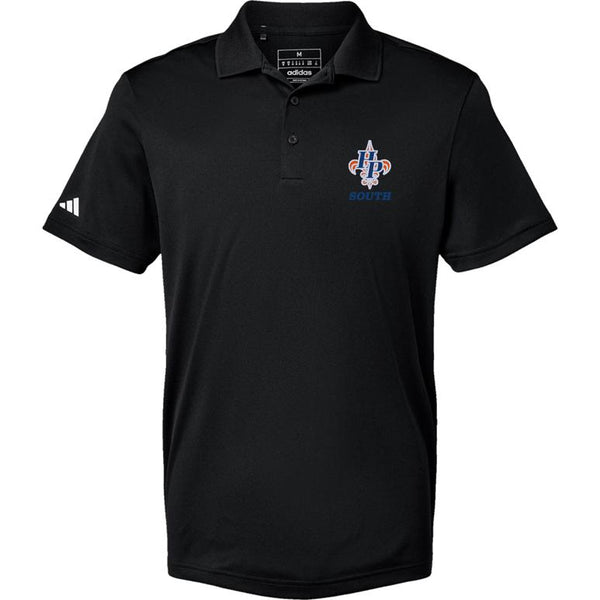 Adidas Sport Polo Men's - Black - Embroidery Text Drop
