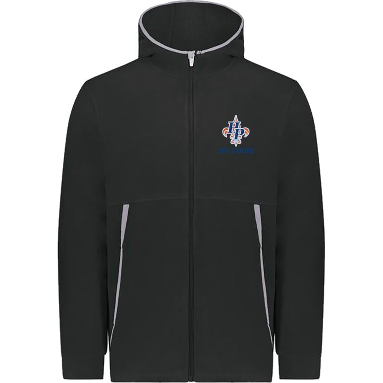 Augusta Chill Fleece 2.0 Full Zip Pullover - Black