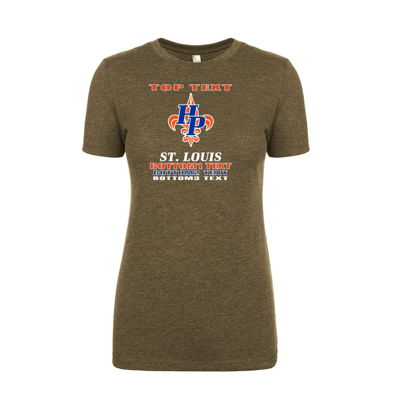 Women's Triblend T-Shirt - Military Green