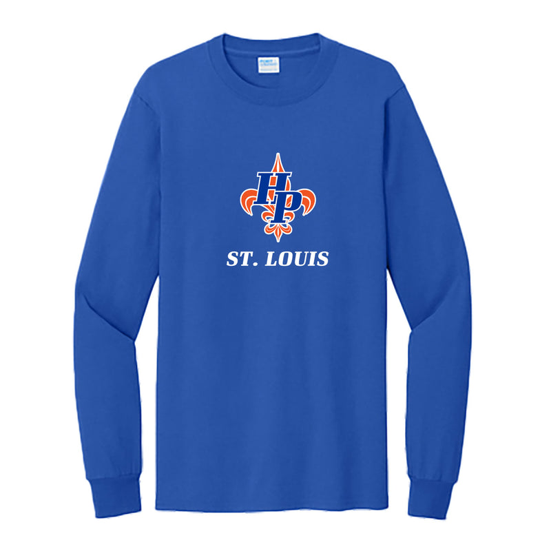 Port & Company Tall Long Sleeve Essential Tee - Royal