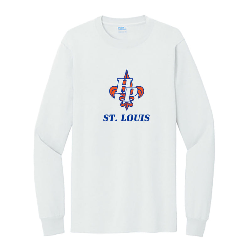 Port & Company Tall Long Sleeve Essential Tee - White