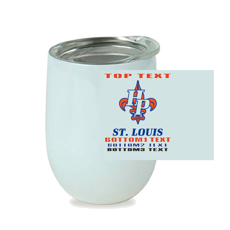 Stemless Wine Cup - White