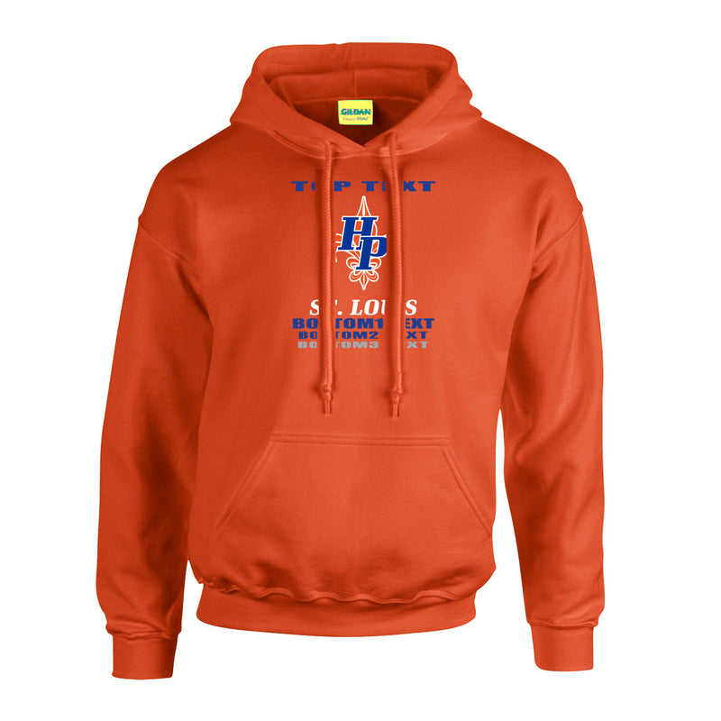 Fleece Hoodie - Orange