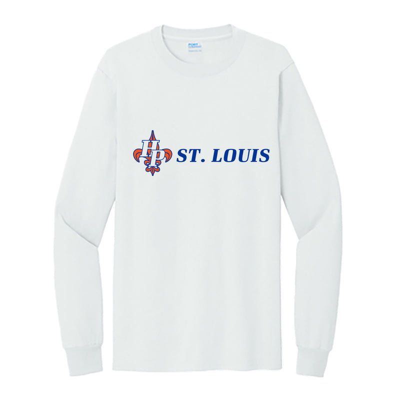 Port & Company Tall Long Sleeve Essential Tee - White