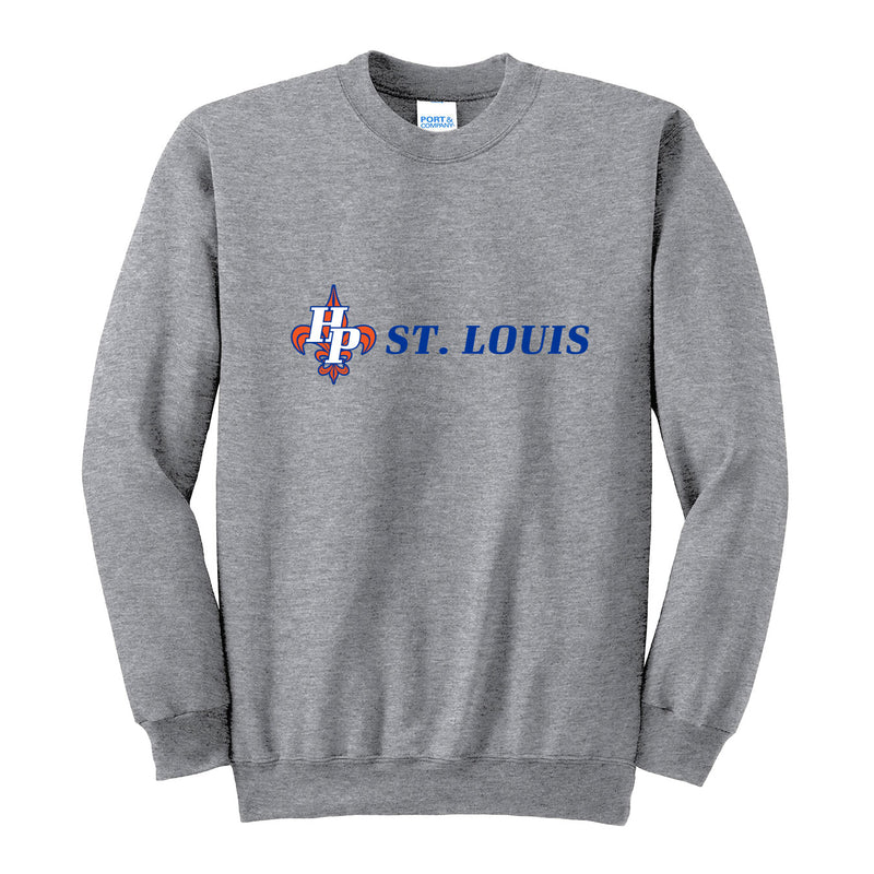 Port & Company Tall Essential Fleece Crewneck Sweatshirt - Athletic Heather