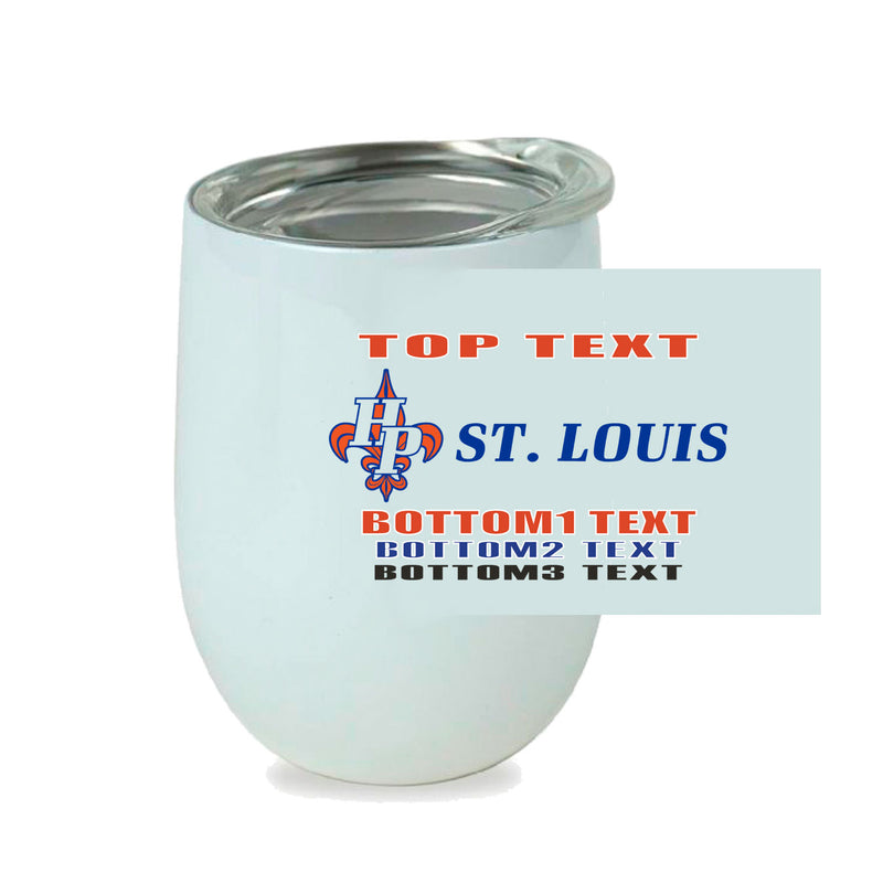 Stemless Wine Cup - White