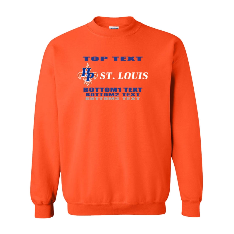 Fleece Crewneck - Orange