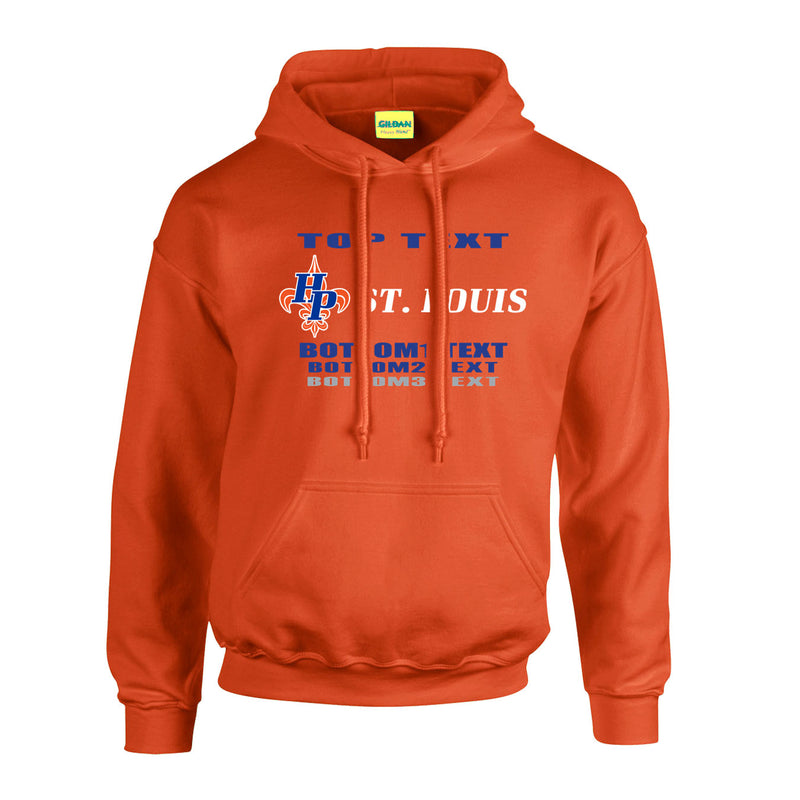 Fleece Hoodie - Orange