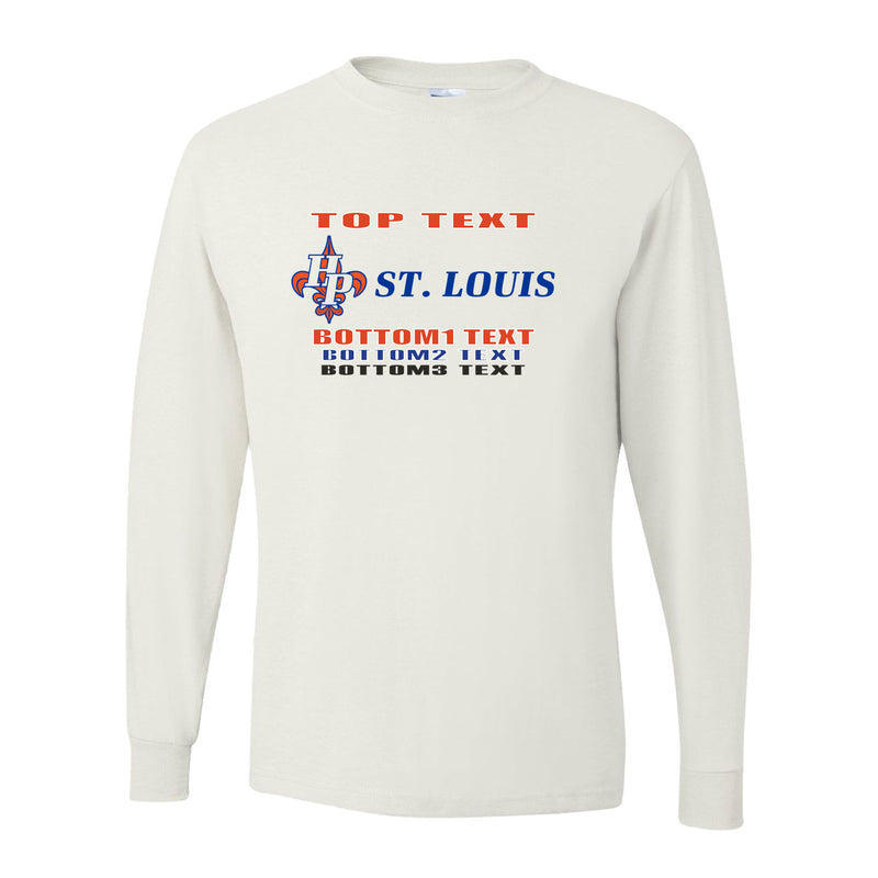 Youth Long Sleeve Performance Shirt - White
