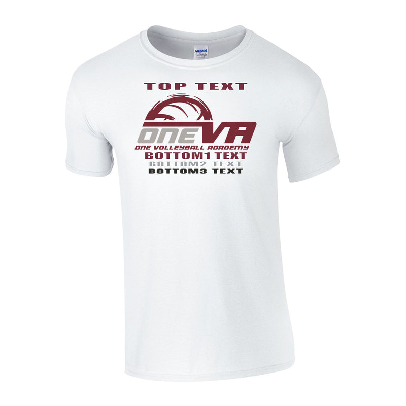 Youth Classic T-Shirt - White - Logo Text Drop