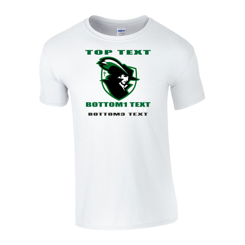 Youth Classic T-Shirt - White - Logo Text Drop