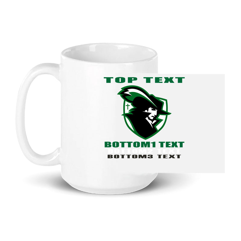 15oz Coffee Mug - White - Logo Text Drop