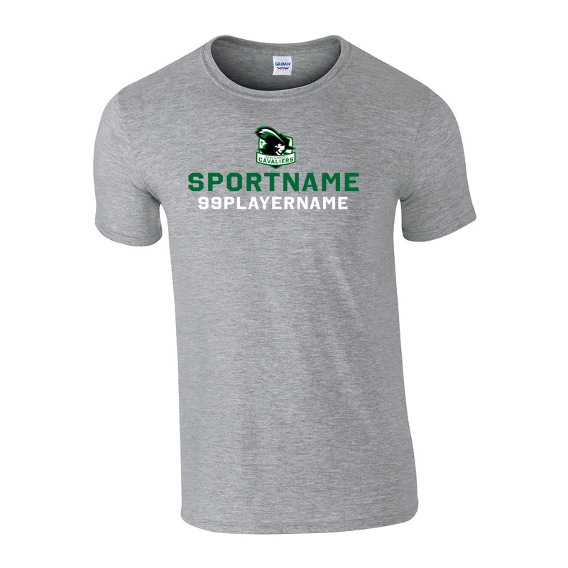Youth Classic T-Shirt - Sport Grey - Logo Sport Name