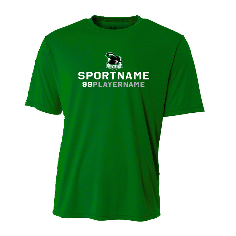 Youth Performance T-Shirt - Kelly - Logo Sport Name