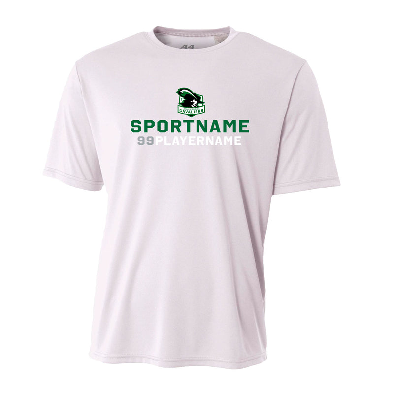Men's Performance T-Shirt - White - Logo Sport Name