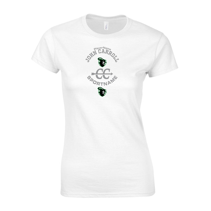 Women's Semi-Fitted Classic T-Shirt  - White - Sport Circle