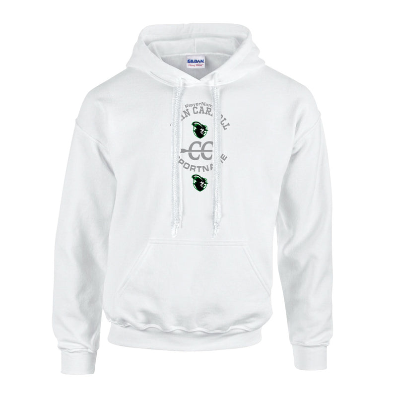 Fleece Hoodie - White - Sport Circle