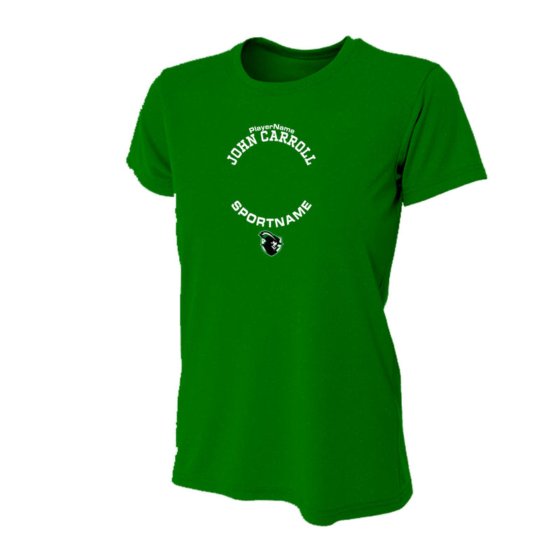 Women's Tight Fit Performance T-Shirt - Kelly - Sport Circle