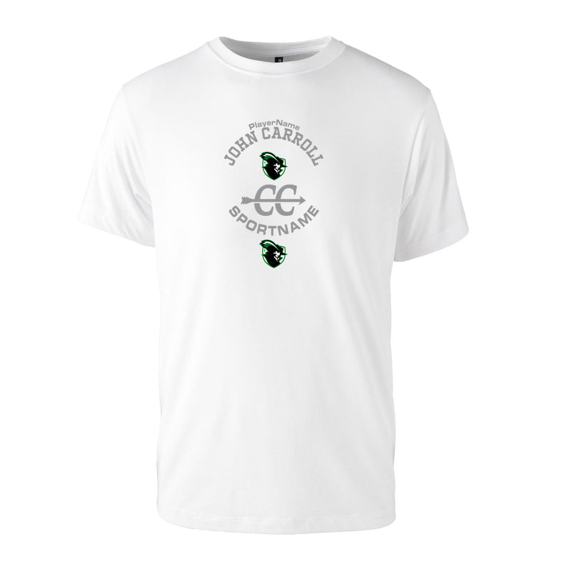 Men's Triblend T-Shirt - White - Sport Circle