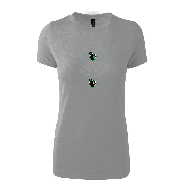 Women's Triblend T-Shirt - Grey Heather - Sport Circle