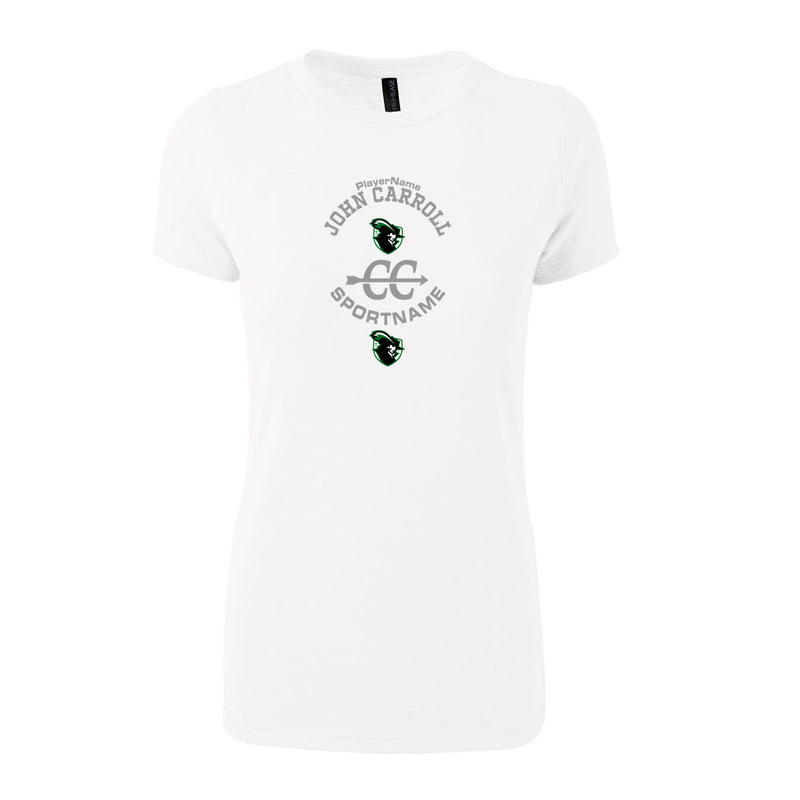 Women's Triblend T-Shirt - White - Sport Circle