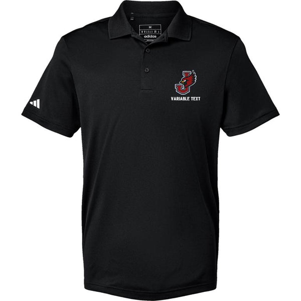Adidas Sport Polo Men's - Black - Embroidery Text Drop