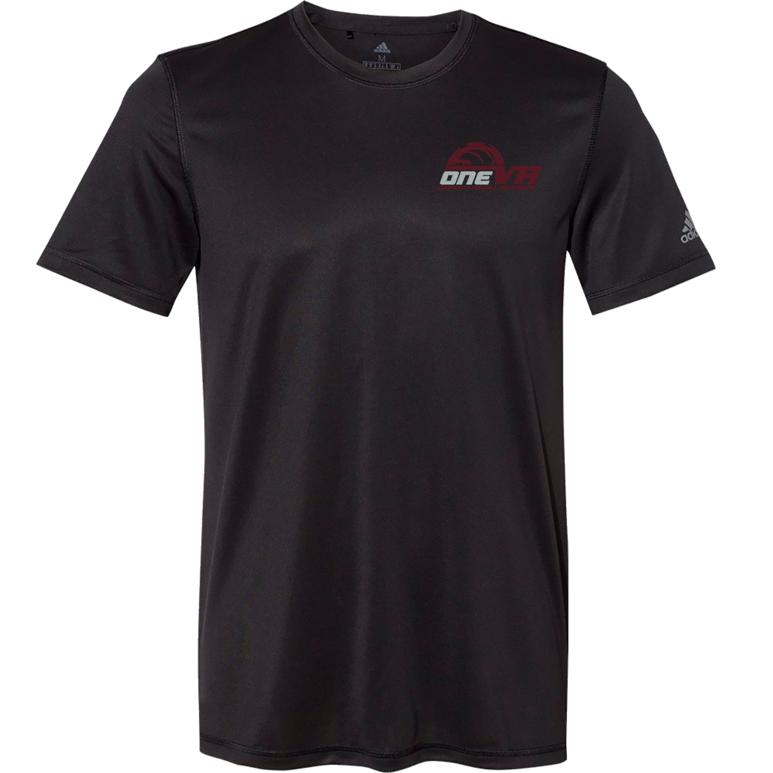 Adidas Sport T-Shirt - Black - Embroidery Text Drop