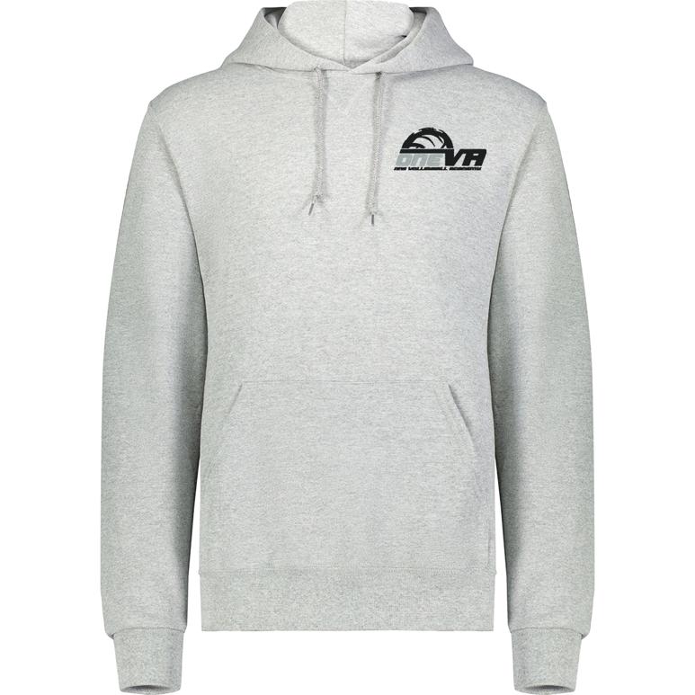 Russell Dri-Power Fleece Hoodie - Oxford - Embroidery Text Drop