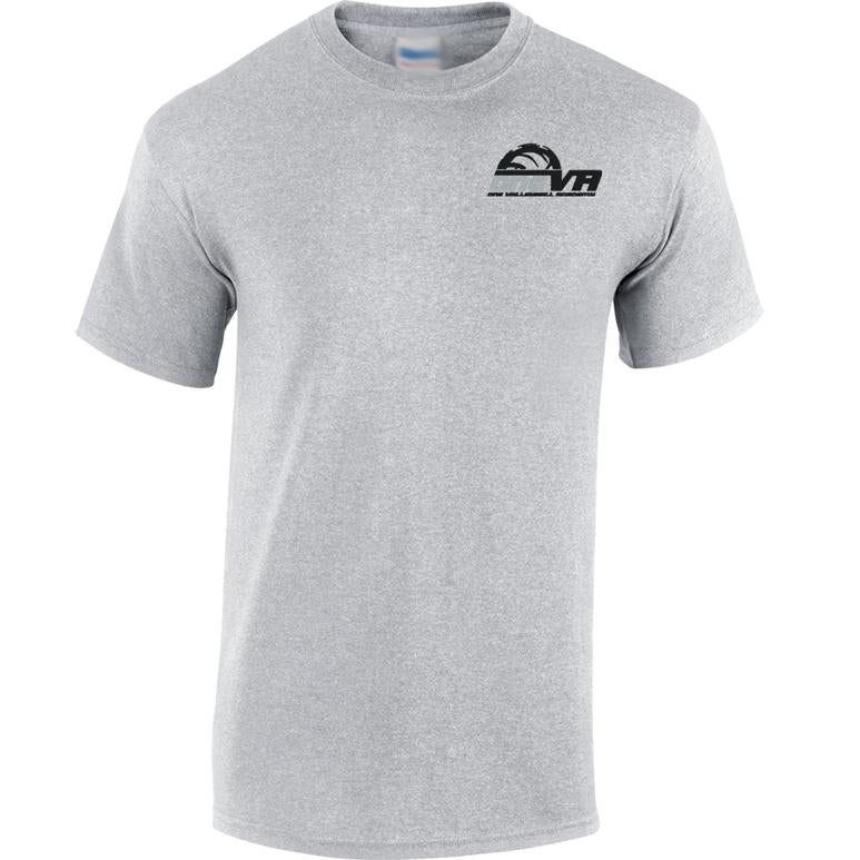 Russell DRI-POWER Tee - Athletic Heather - Embroidery Text Drop