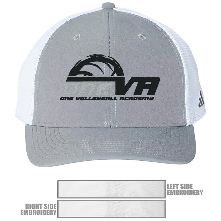 Adidas Trucker Cap - Grey Three - Hat Embroidery