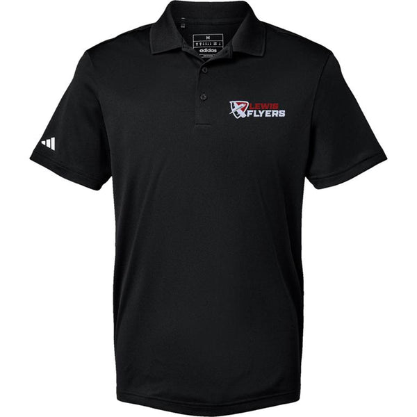 Adidas Sport Polo Men's - Black - Embroidery Text Drop