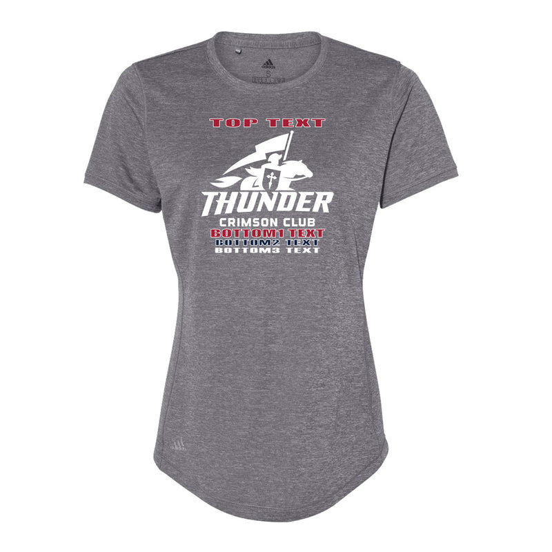Adidas Women's Sport T-Shirt - Black Heather