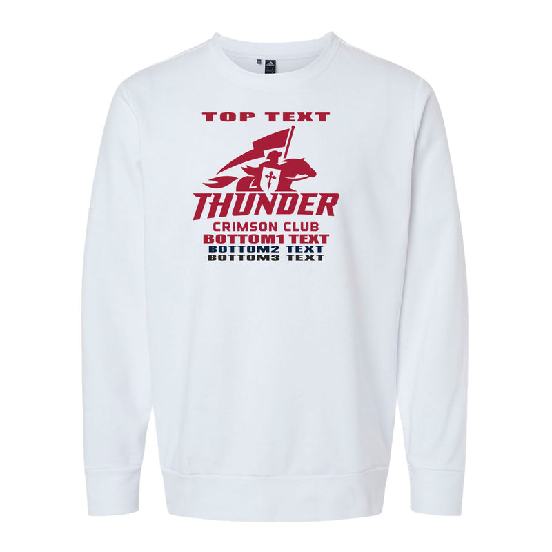 Adidas Fleece Crewneck Sweatshirt - White