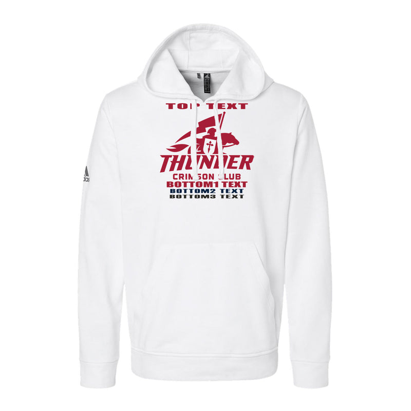 Adidas Hooded Sweatshirt - White