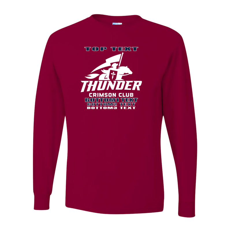 Dri-Power Long Sleeve T-Shirt - Cardinal
