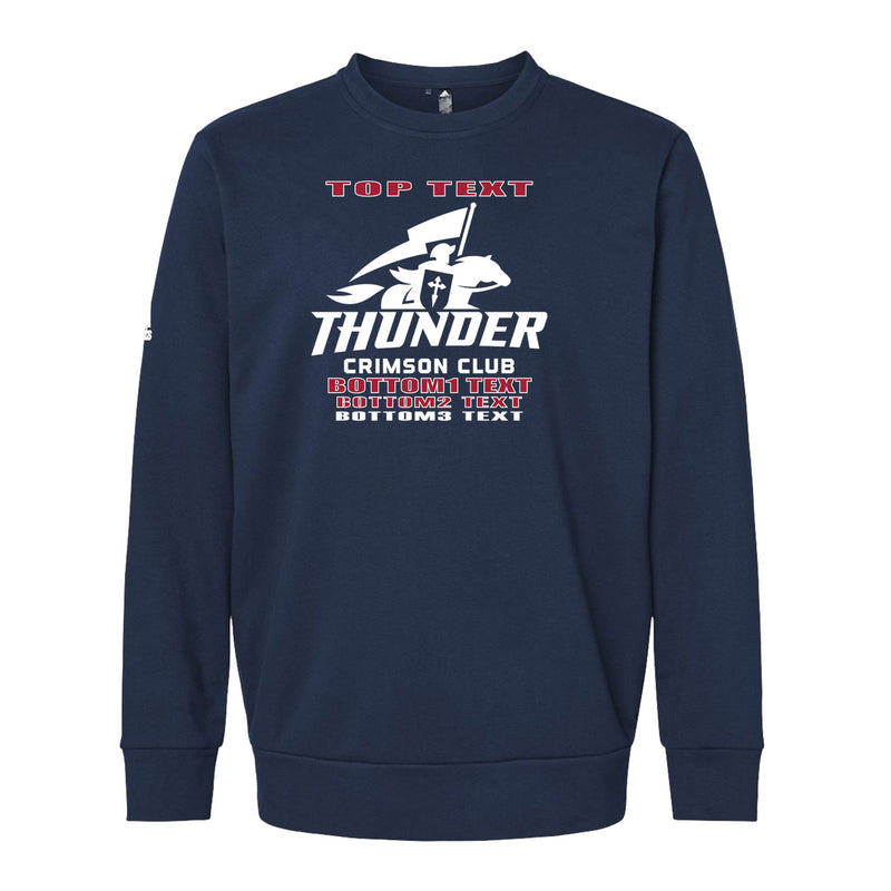 Adidas Fleece Crewneck Sweatshirt - Collegiate Navy
