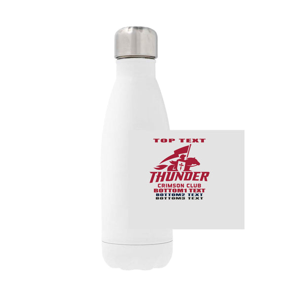 12oz Stainless Steel Water Bottle - White