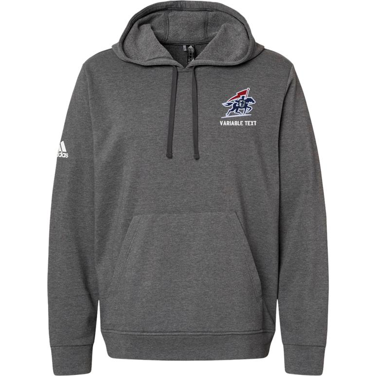 Adidas Hooded Sweatshirt - Dark Grey Heather