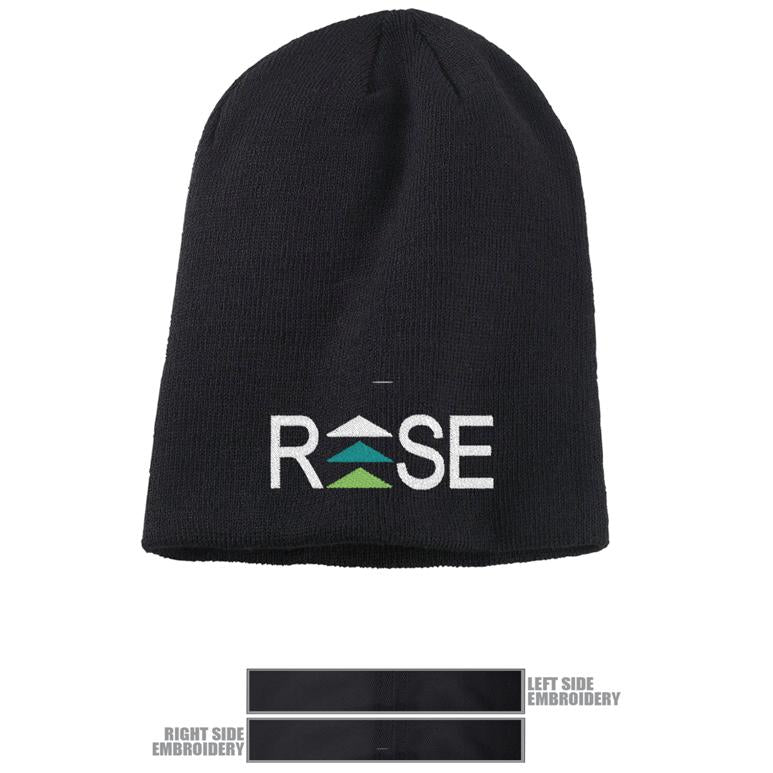 Classic Beanie - Black - Hat Embroidery